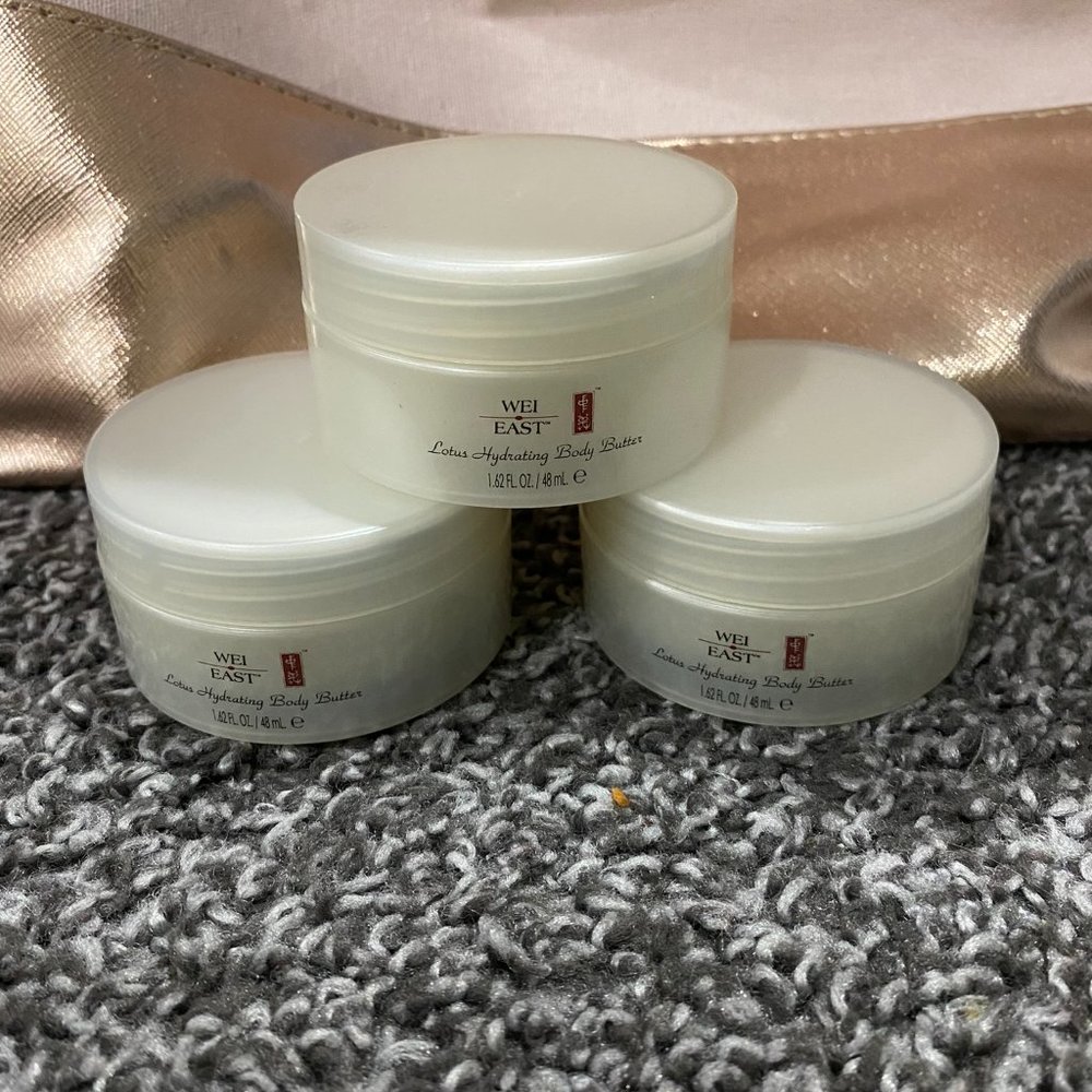 Wei East Lotus Hydrating Body Butter Lot of 3, 1.62 fl oz NEW